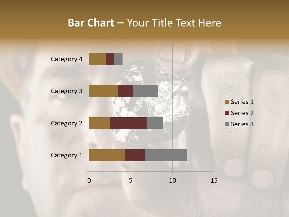 Mine Dirt Helmet PowerPoint Template