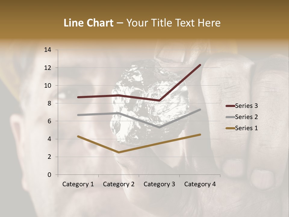 Mine Dirt Helmet PowerPoint Template