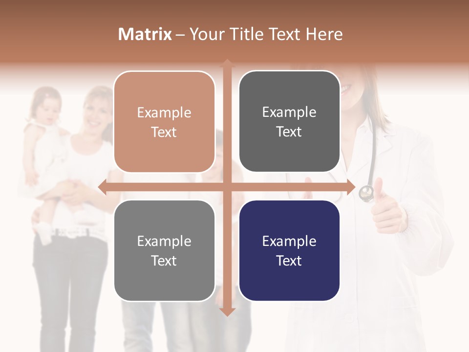 Daughter Happy Business PowerPoint Template