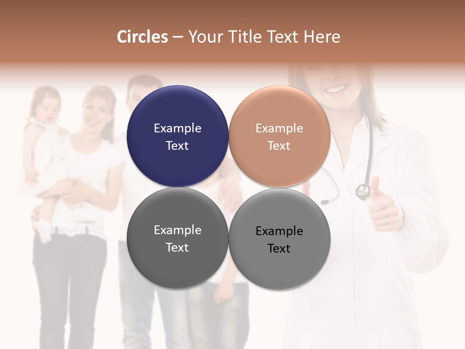 Daughter Happy Business PowerPoint Template