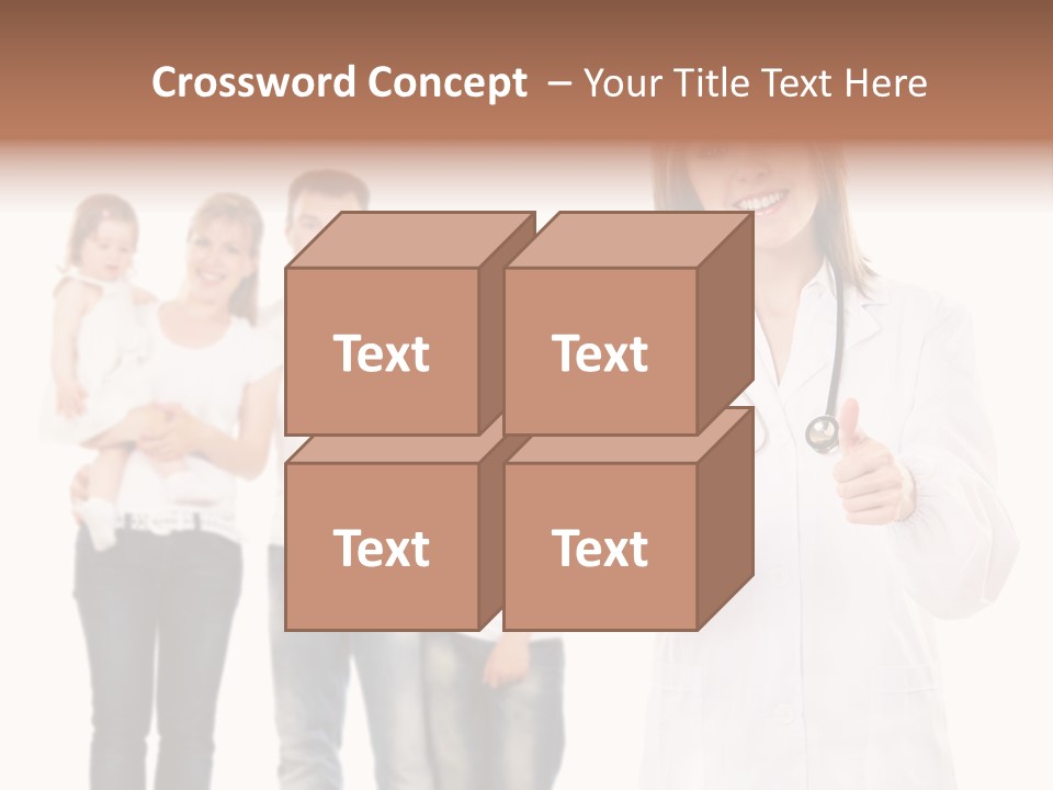 Daughter Happy Business PowerPoint Template