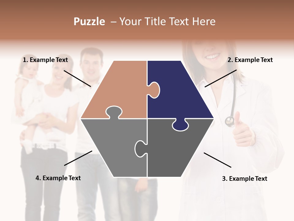 Daughter Happy Business PowerPoint Template