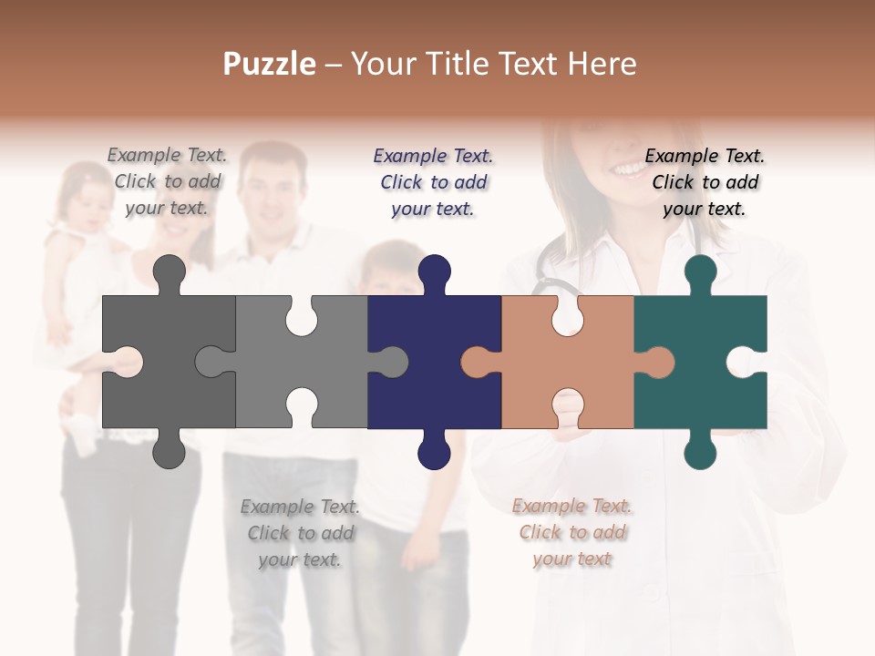 Daughter Happy Business PowerPoint Template