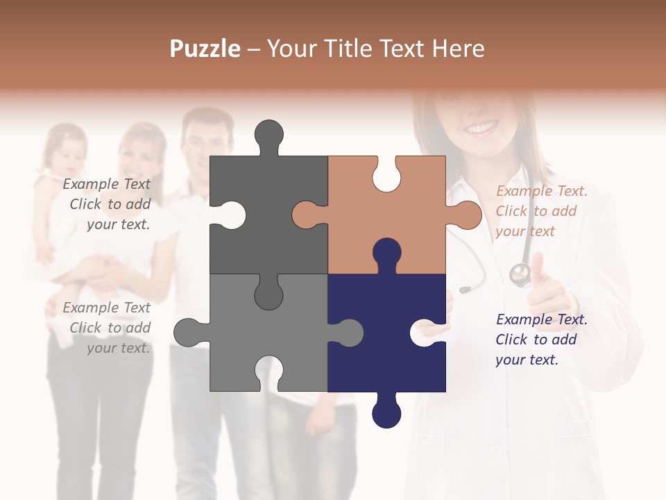 Daughter Happy Business PowerPoint Template