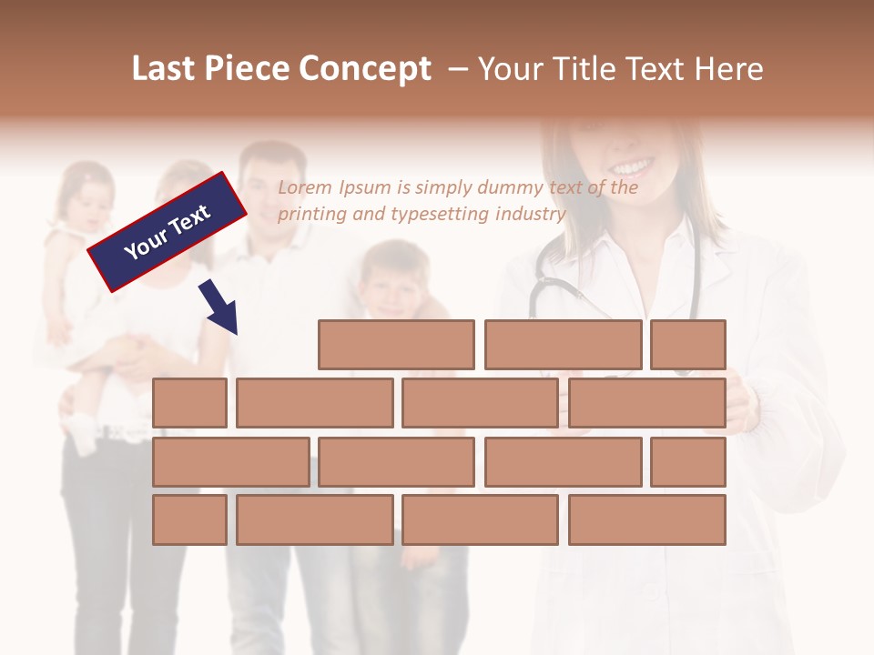 Daughter Happy Business PowerPoint Template