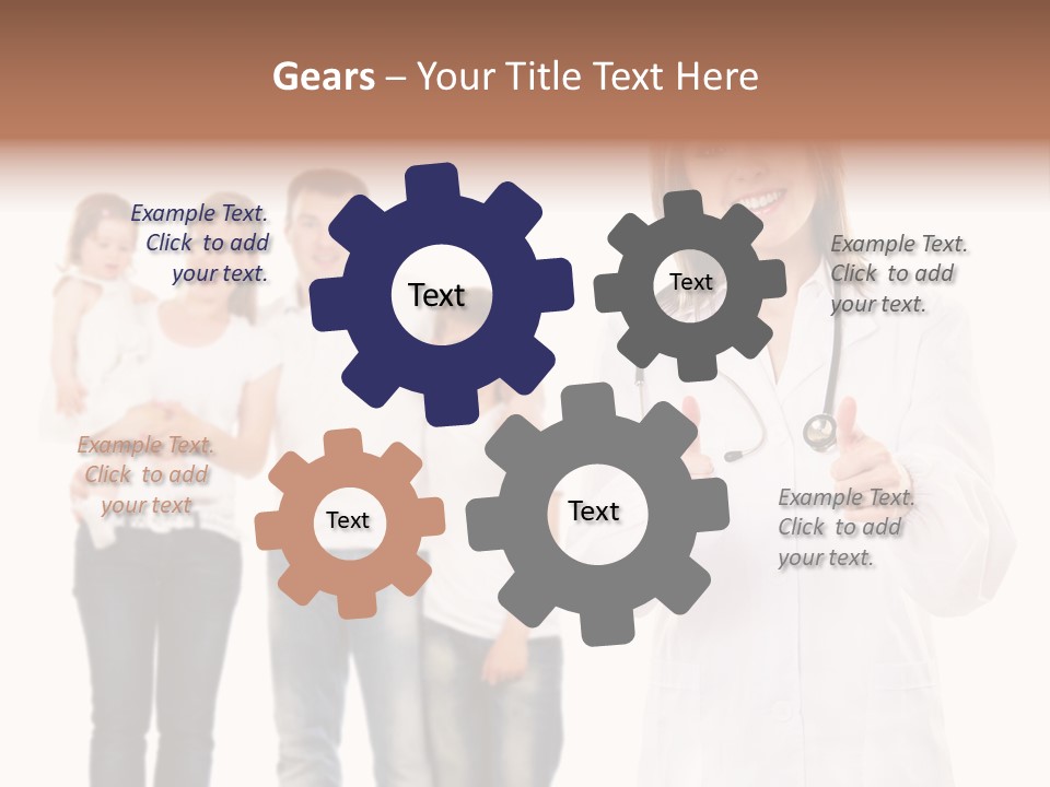 Daughter Happy Business PowerPoint Template