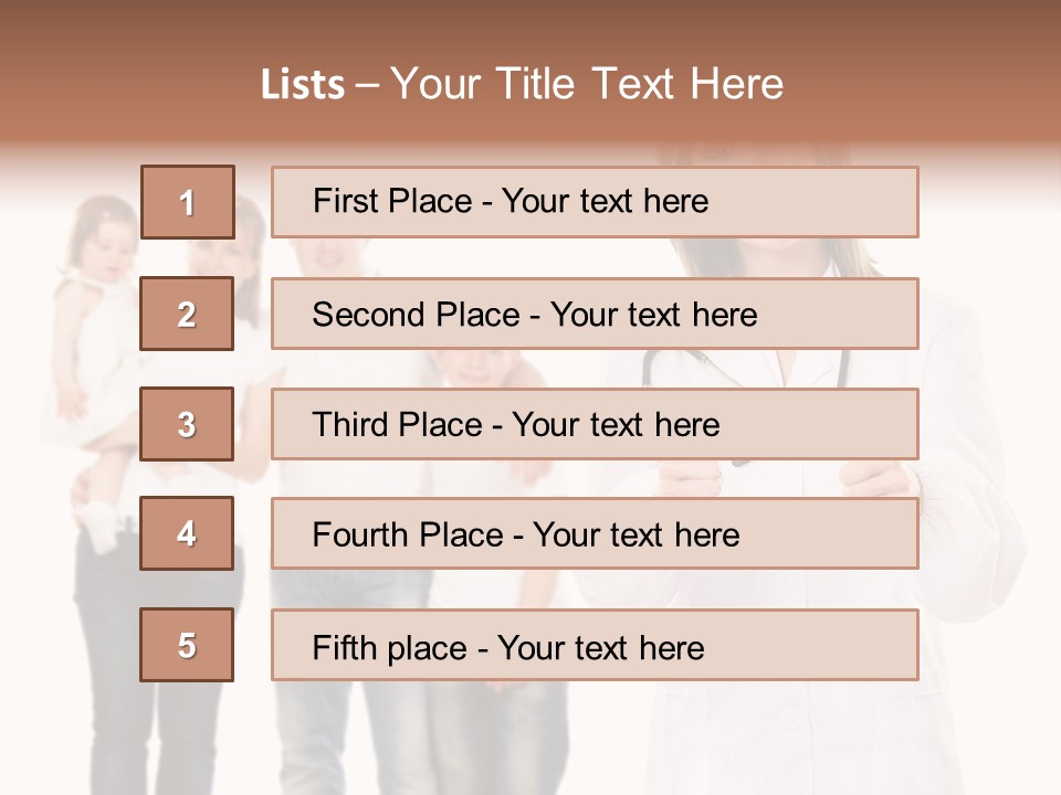 Daughter Happy Business PowerPoint Template