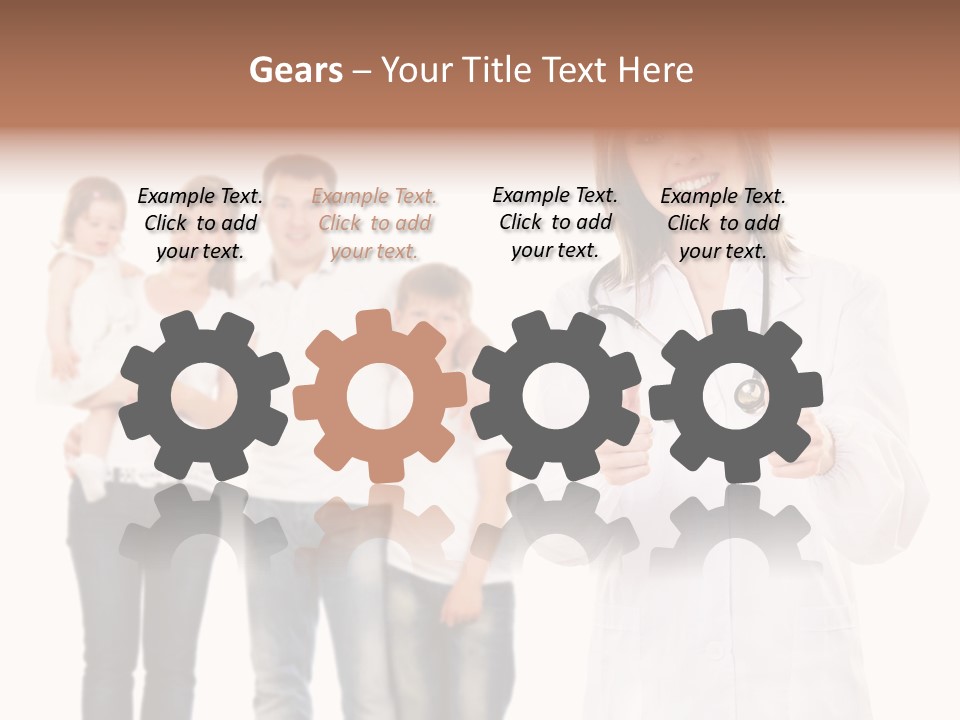 Daughter Happy Business PowerPoint Template