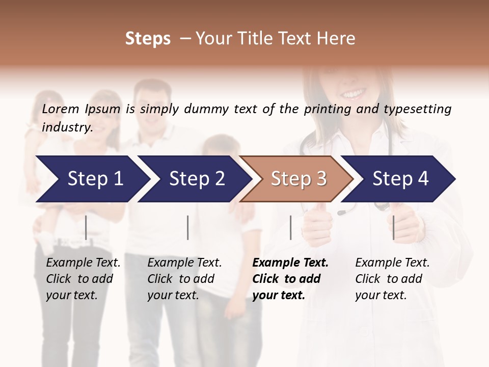 Daughter Happy Business PowerPoint Template