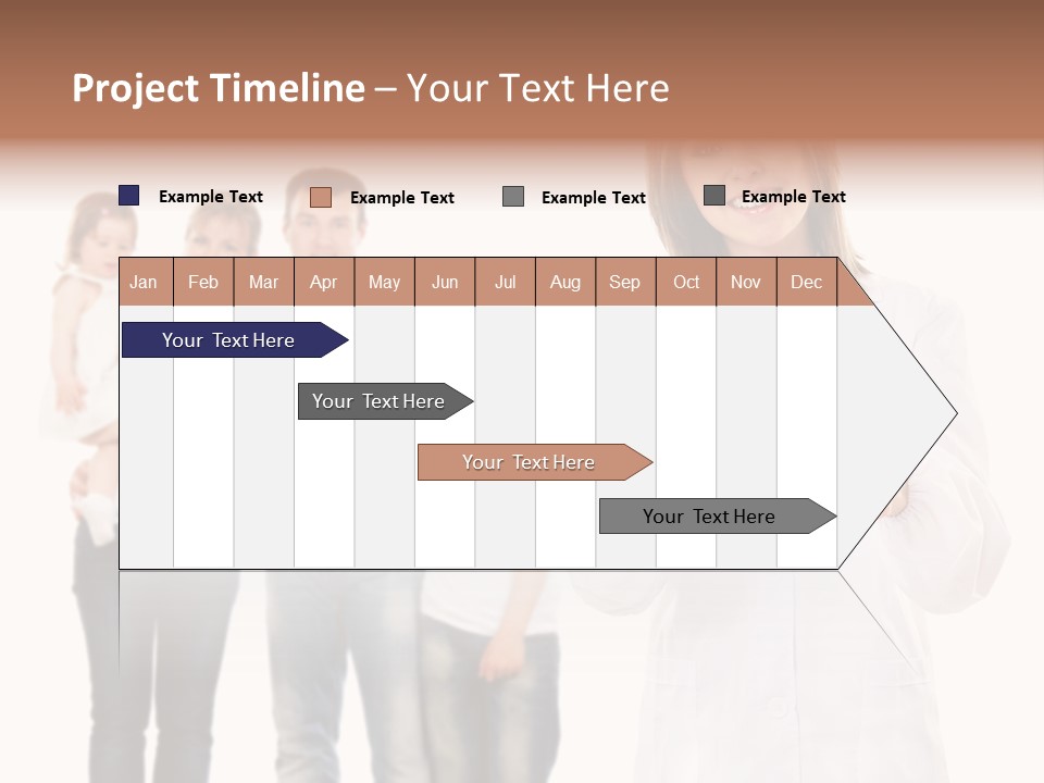 Daughter Happy Business PowerPoint Template