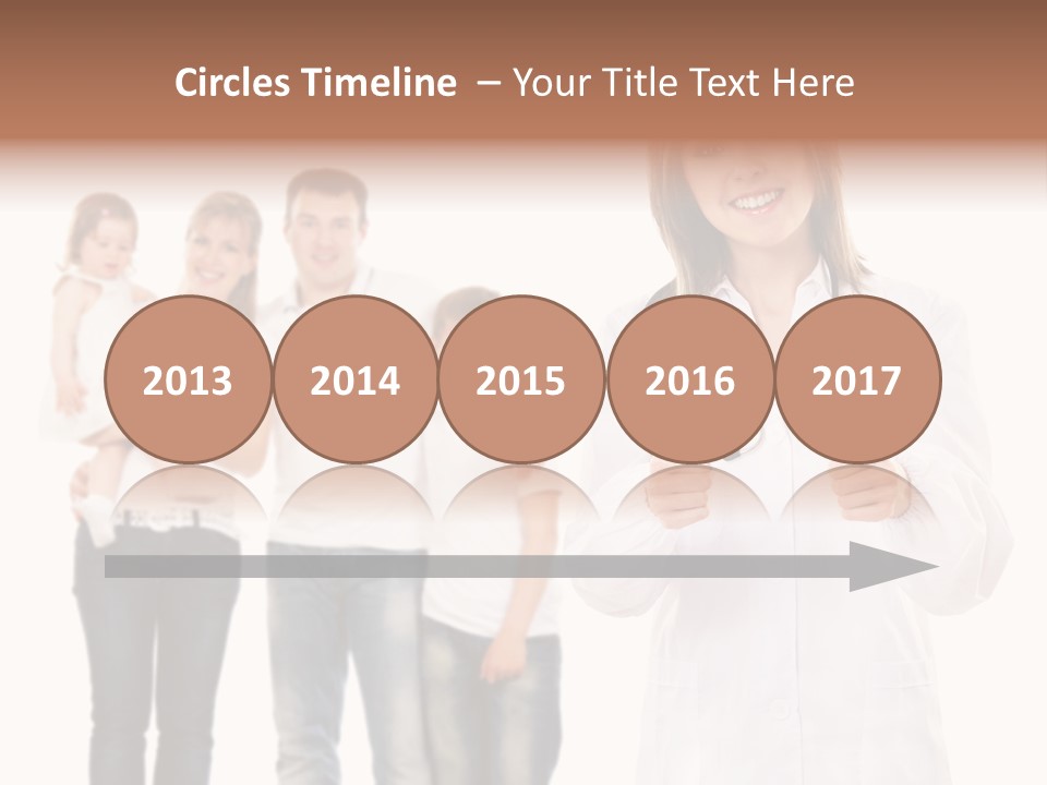 Daughter Happy Business PowerPoint Template