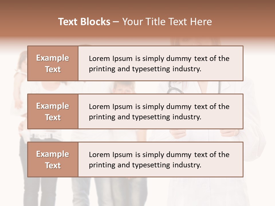 Daughter Happy Business PowerPoint Template