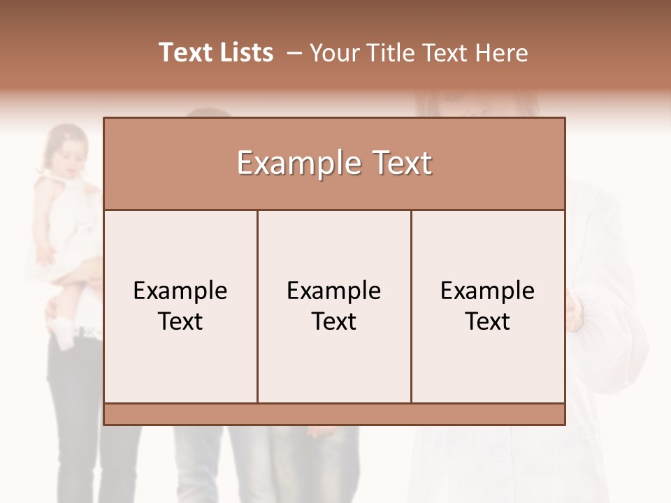 Daughter Happy Business PowerPoint Template