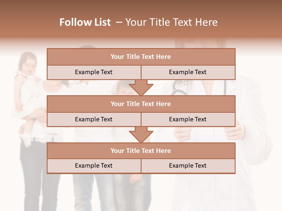 Daughter Happy Business PowerPoint Template