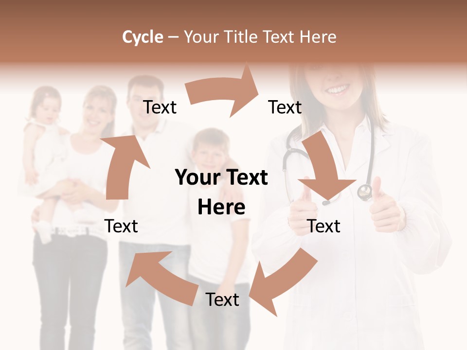 Daughter Happy Business PowerPoint Template