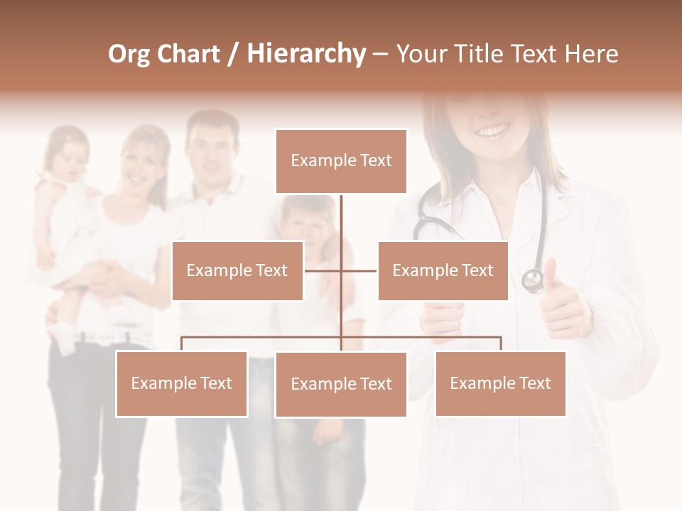 Daughter Happy Business PowerPoint Template