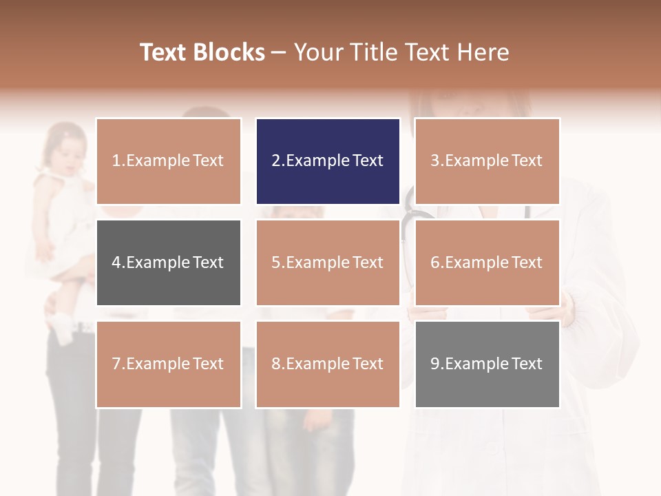 Daughter Happy Business PowerPoint Template