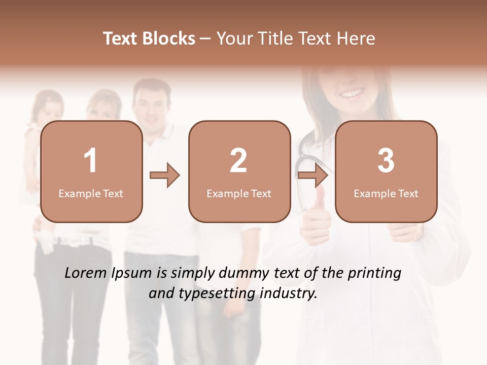 Daughter Happy Business PowerPoint Template