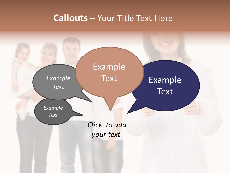 Daughter Happy Business PowerPoint Template