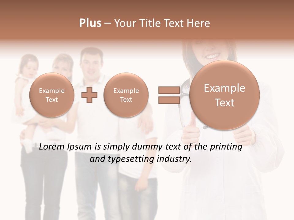 Daughter Happy Business PowerPoint Template