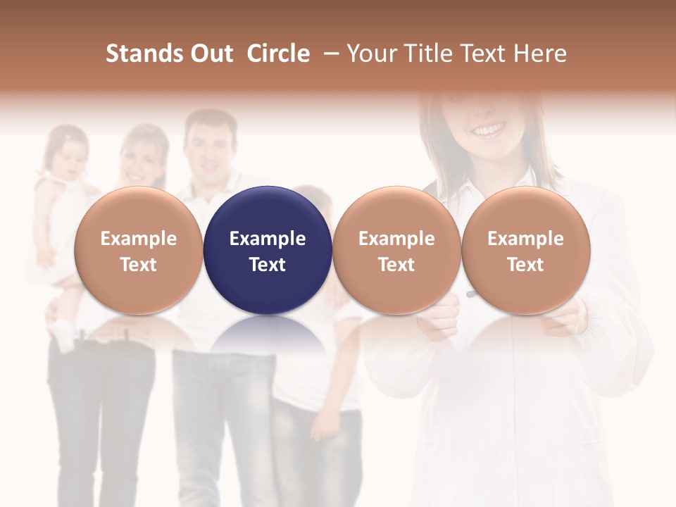 Daughter Happy Business PowerPoint Template