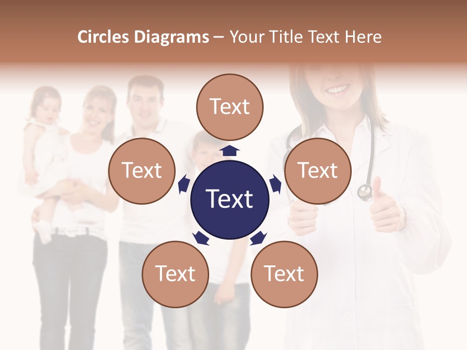 Daughter Happy Business PowerPoint Template