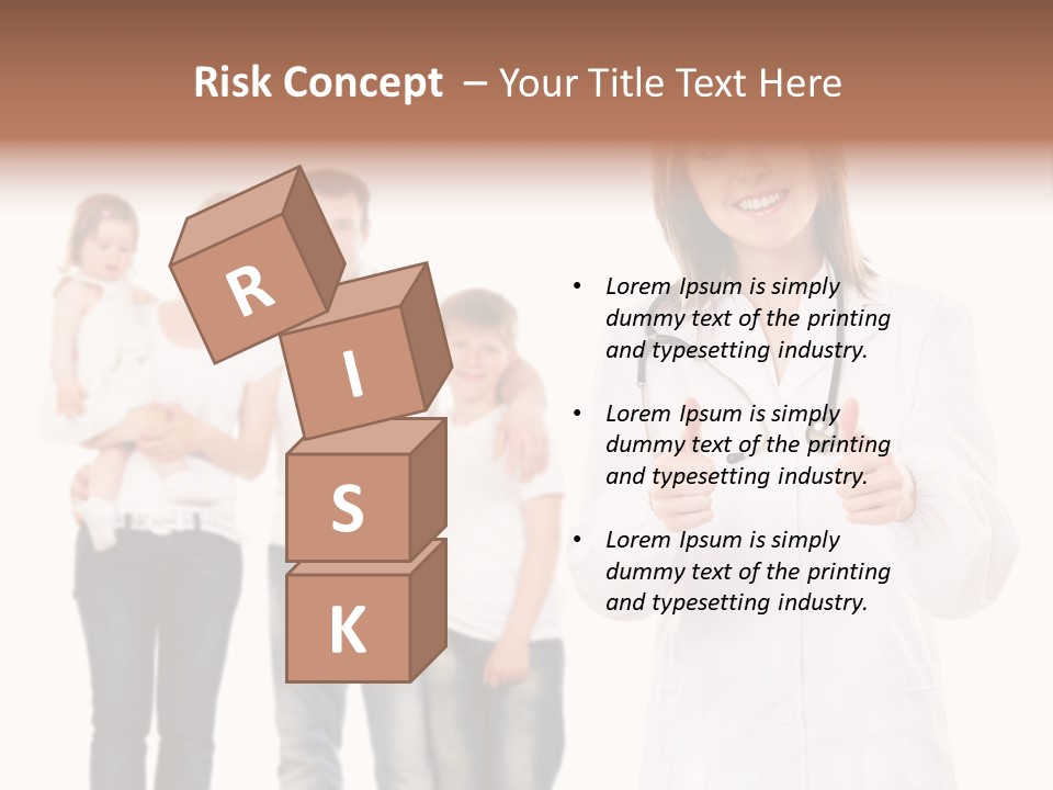 Daughter Happy Business PowerPoint Template