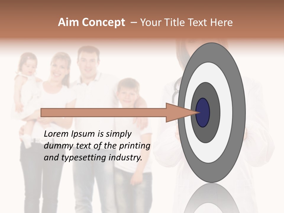 Daughter Happy Business PowerPoint Template