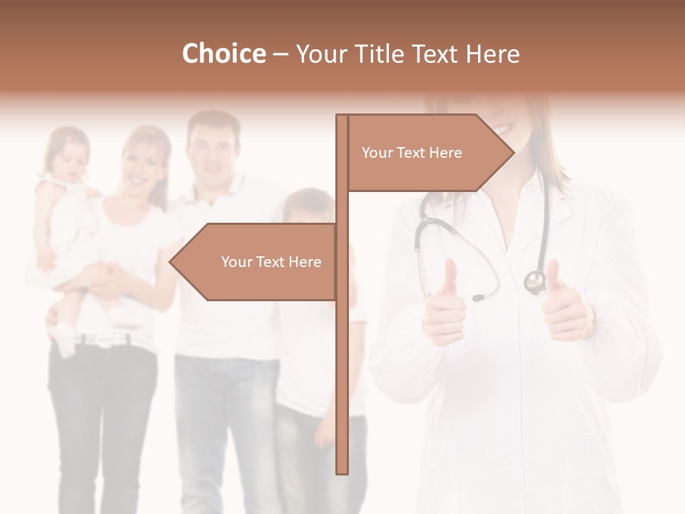 Daughter Happy Business PowerPoint Template