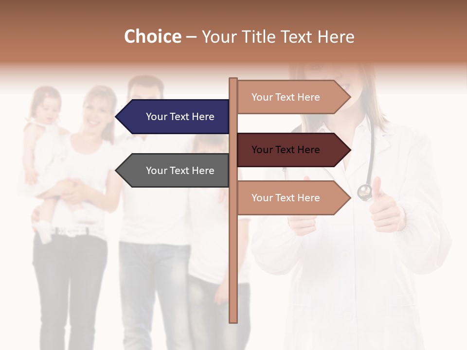 Daughter Happy Business PowerPoint Template