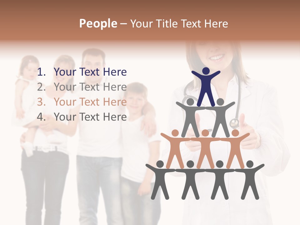 Daughter Happy Business PowerPoint Template