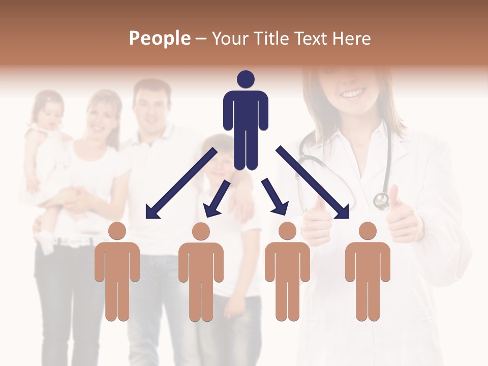 Daughter Happy Business PowerPoint Template