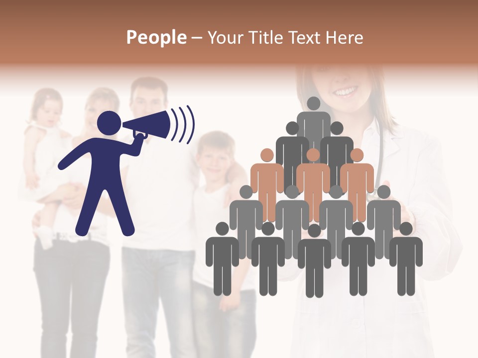 Daughter Happy Business PowerPoint Template