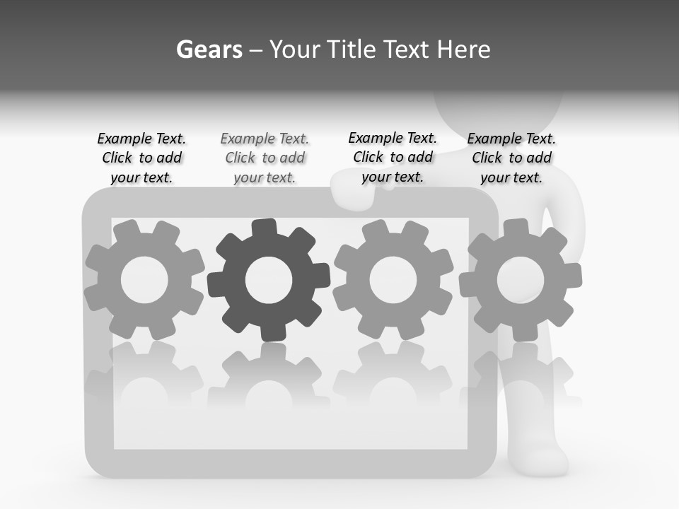Sign Blank Mobile PowerPoint Template
