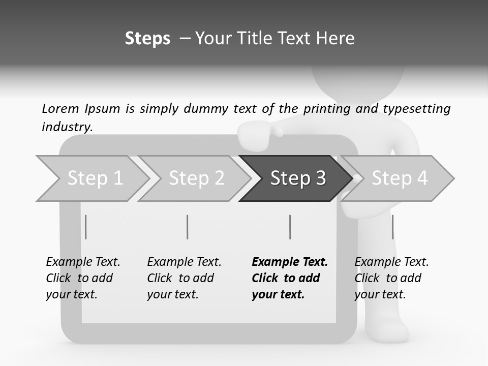 Sign Blank Mobile PowerPoint Template
