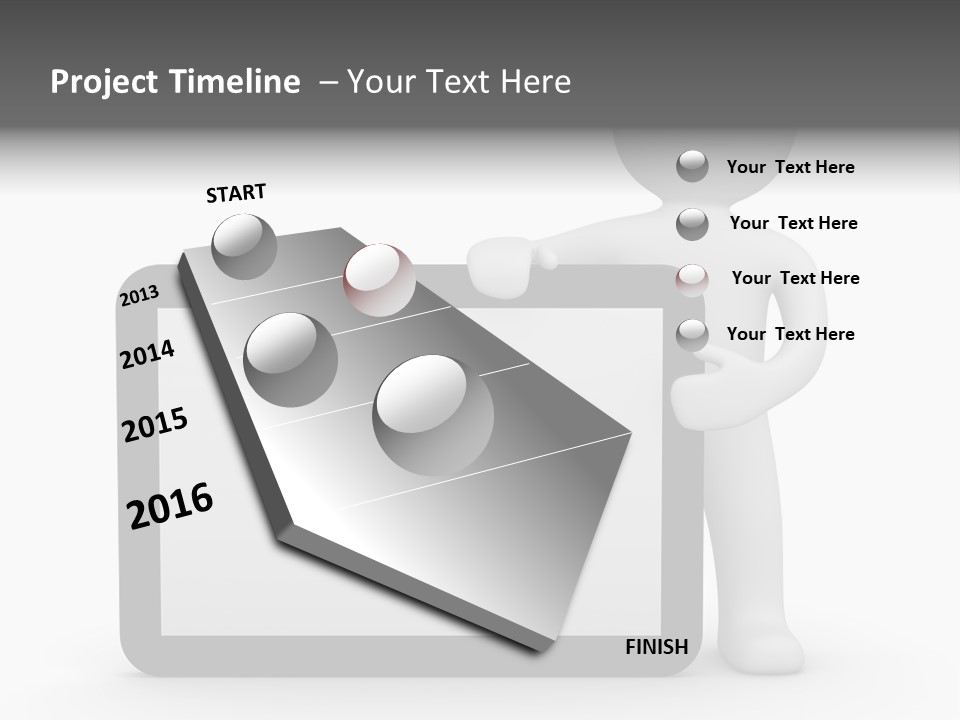 Sign Blank Mobile PowerPoint Template