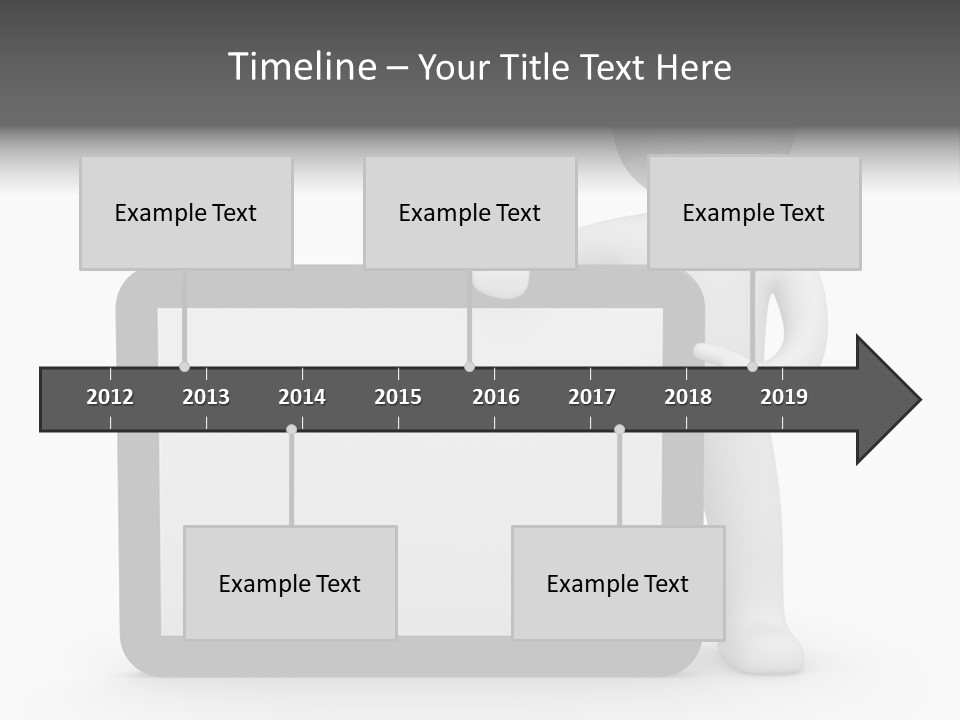 Sign Blank Mobile PowerPoint Template