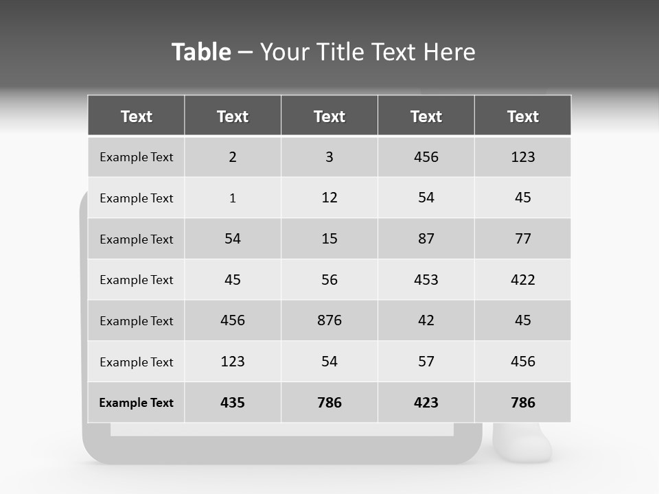 Sign Blank Mobile PowerPoint Template