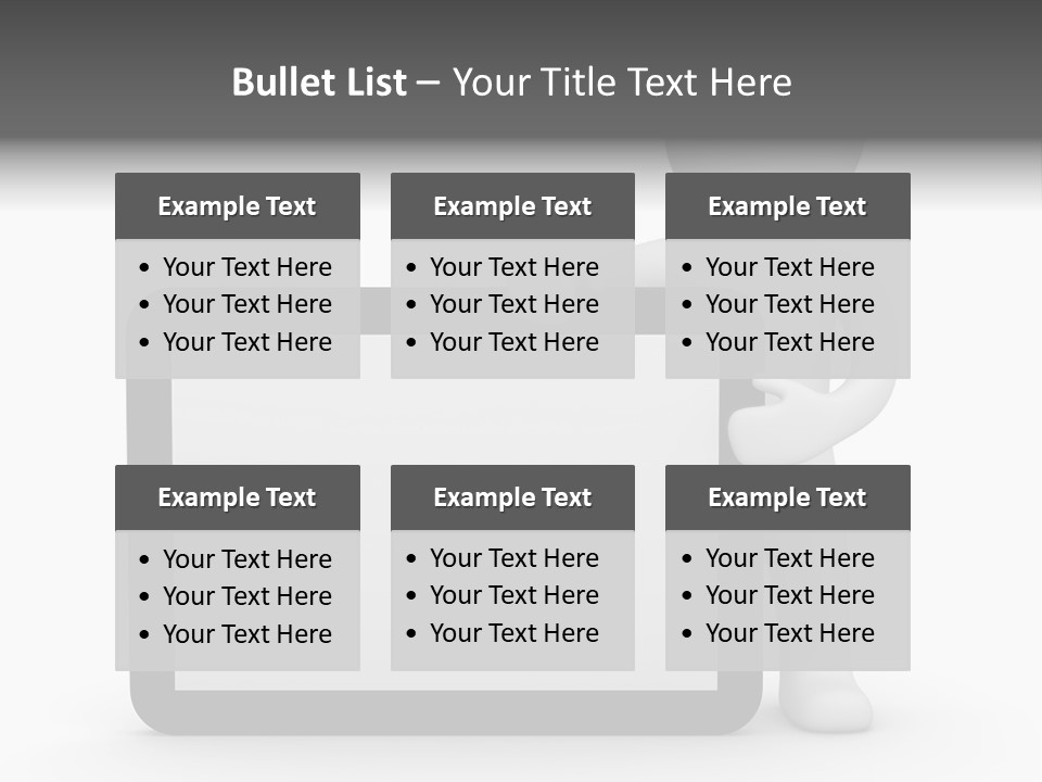 Sign Blank Mobile PowerPoint Template