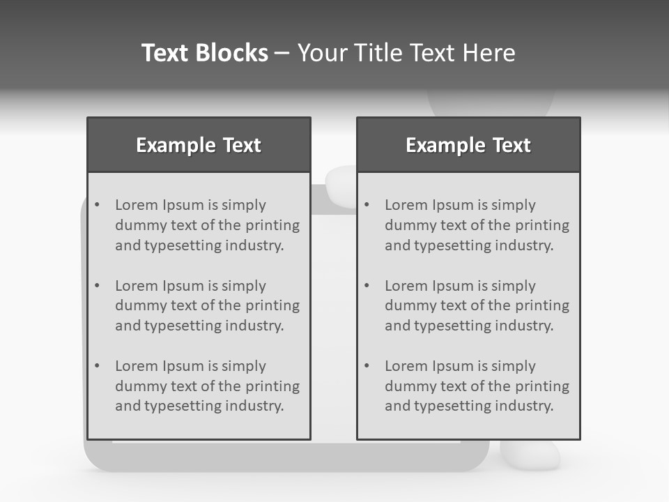 Sign Blank Mobile PowerPoint Template