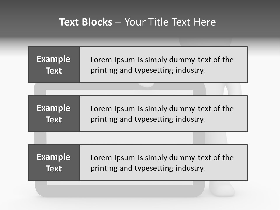 Sign Blank Mobile PowerPoint Template