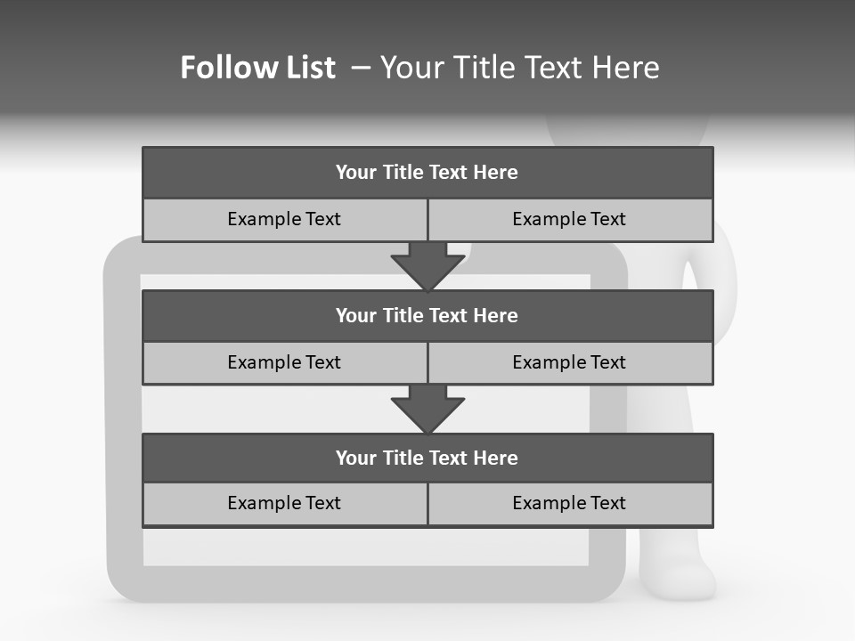 Sign Blank Mobile PowerPoint Template