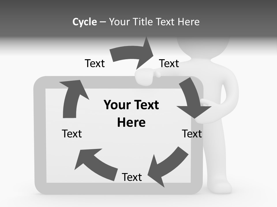 Sign Blank Mobile PowerPoint Template
