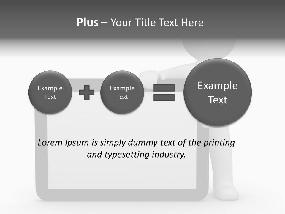 Sign Blank Mobile PowerPoint Template