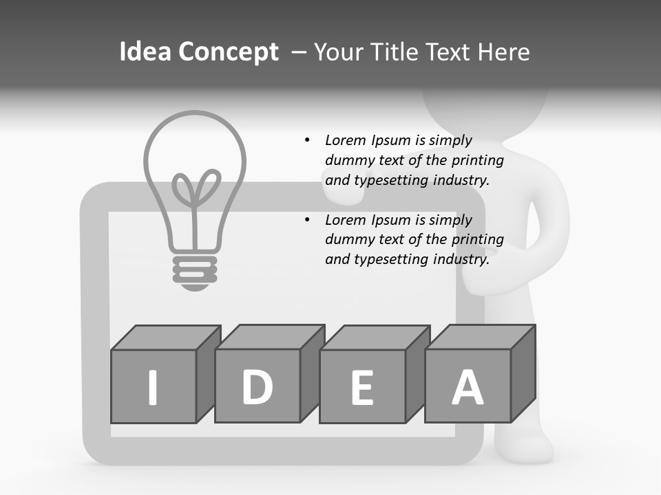 Sign Blank Mobile PowerPoint Template