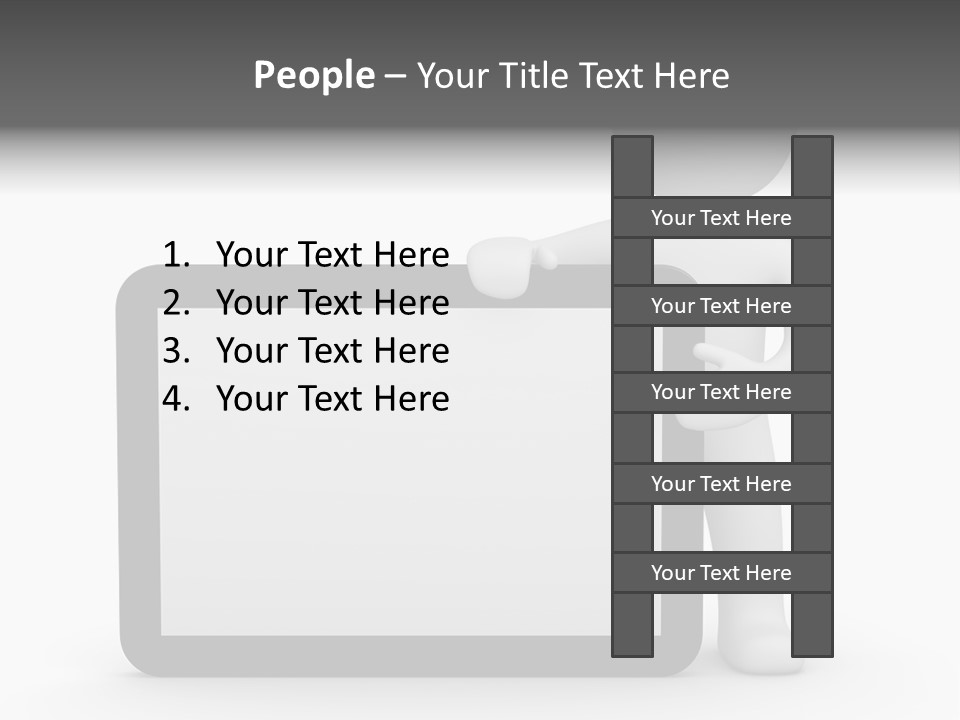 Sign Blank Mobile PowerPoint Template