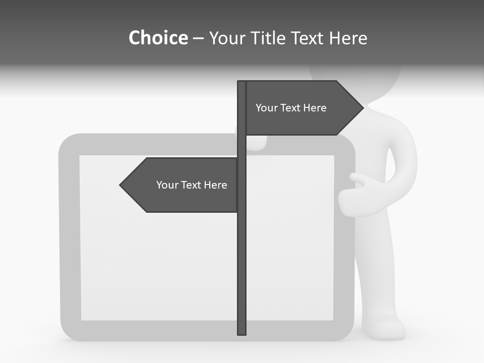 Sign Blank Mobile PowerPoint Template