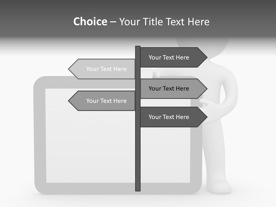 Sign Blank Mobile PowerPoint Template
