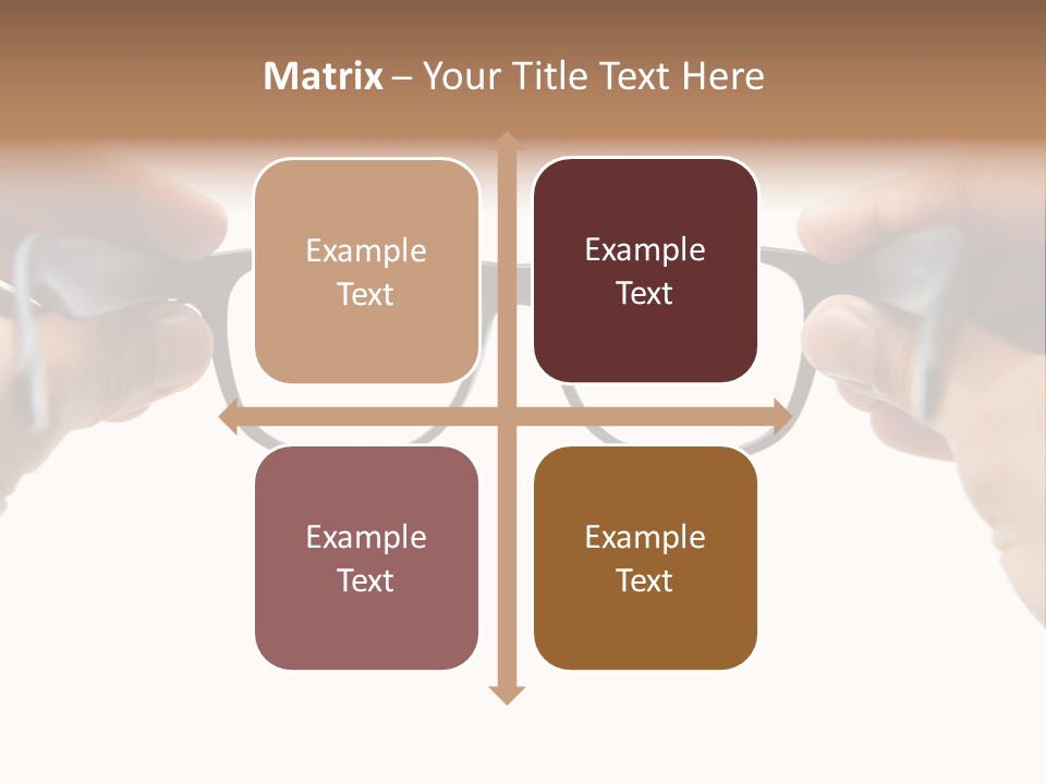 Eyesight See Finger PowerPoint Template