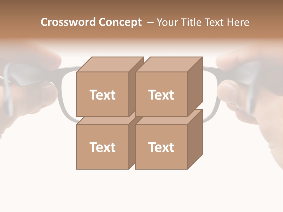 Eyesight See Finger PowerPoint Template